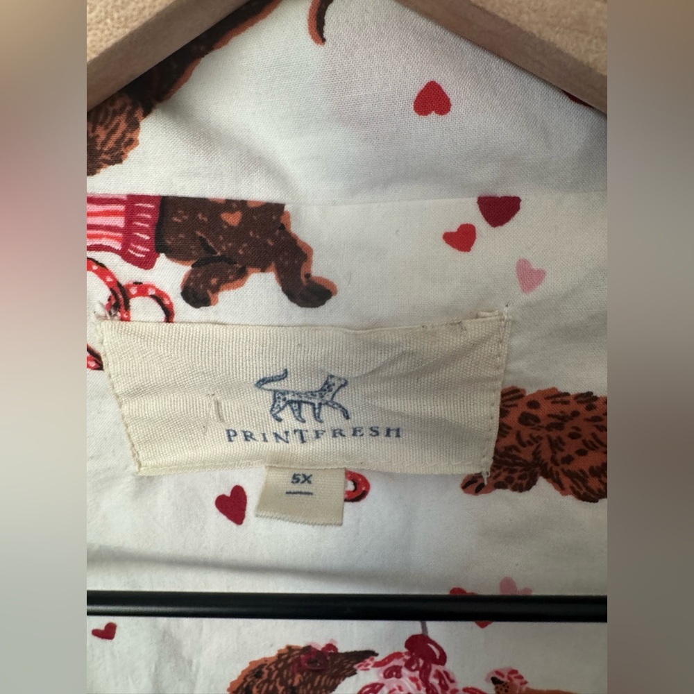 Printfresh Dachshund Date - Long PJ Set - Cloud - 5X - Picture 5 of 14